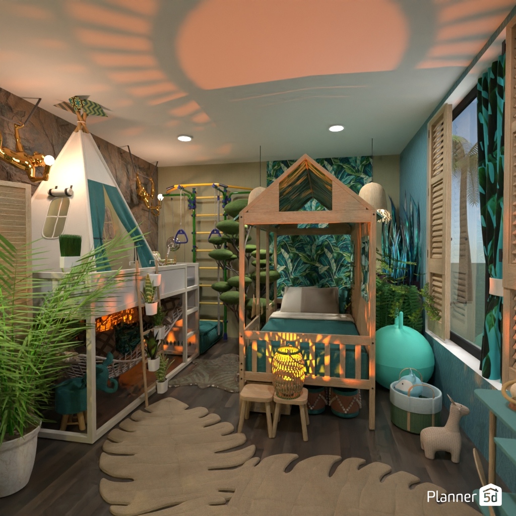 Jungle Bedroom #21811986 by Editors Choice