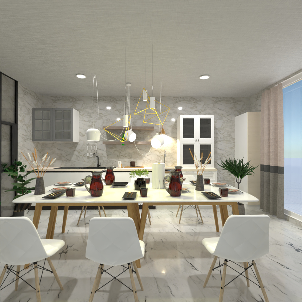 Brown and White Kitchen #11481184 by Editors Choice