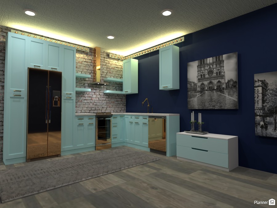 studio kitchen #4523110 by Eat, Sleep, Design