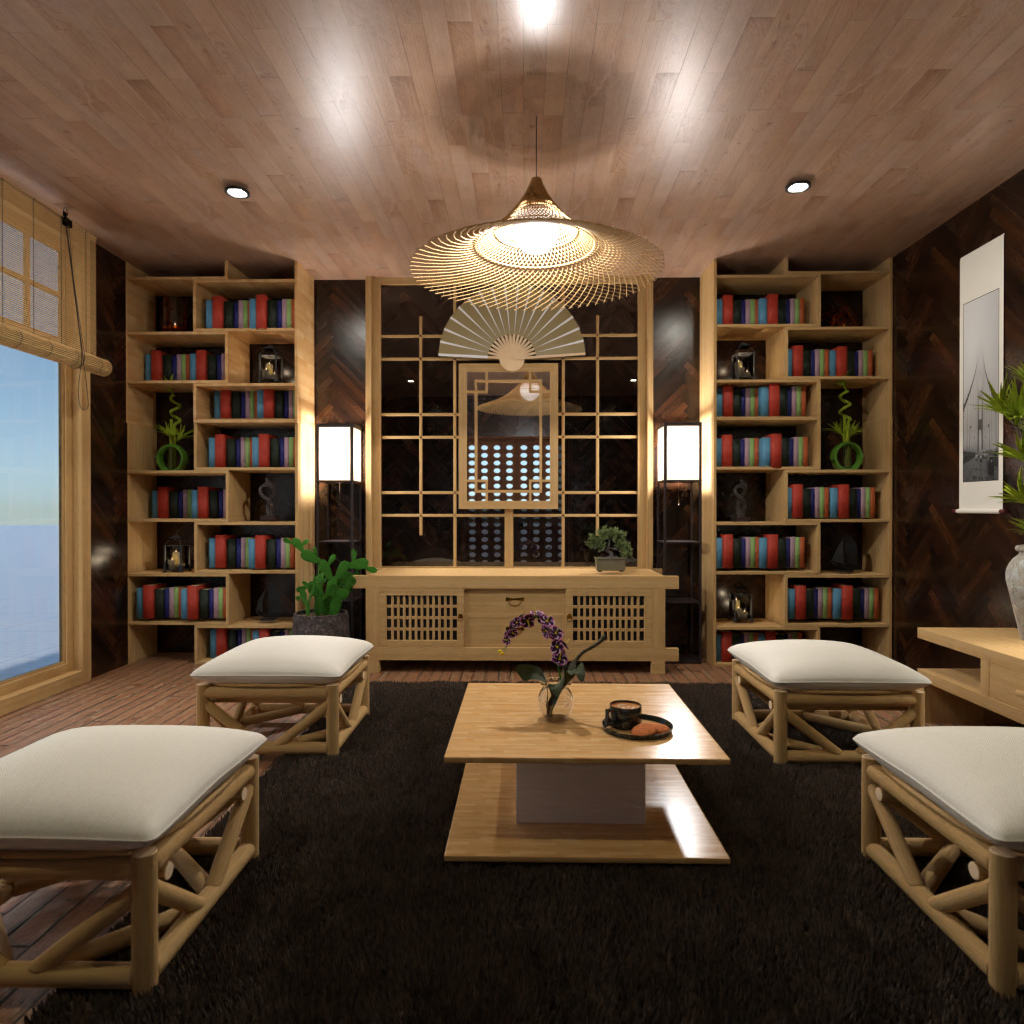 Japanese-style Living Room #15418563 by Editors Choice