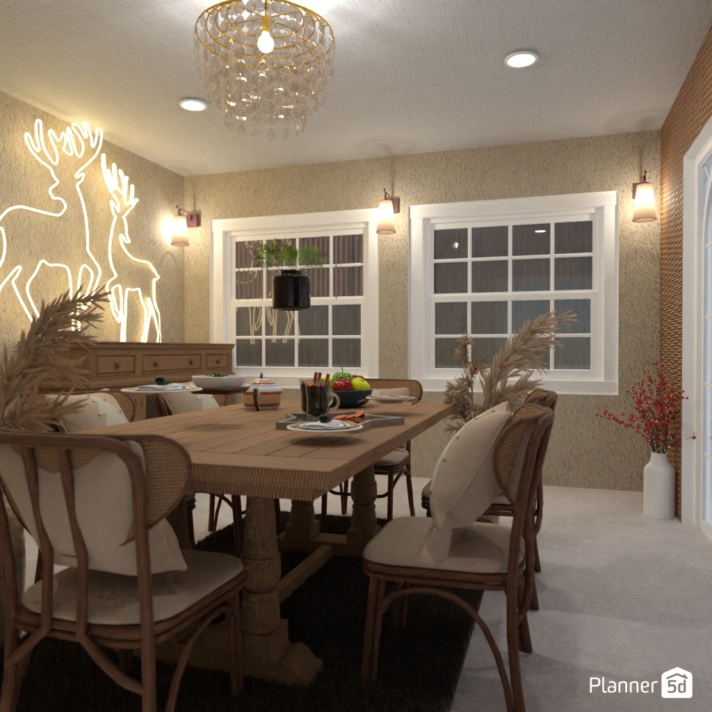 DB: Thanksgiving Day - room shell copy #23476047 by Editors Choice