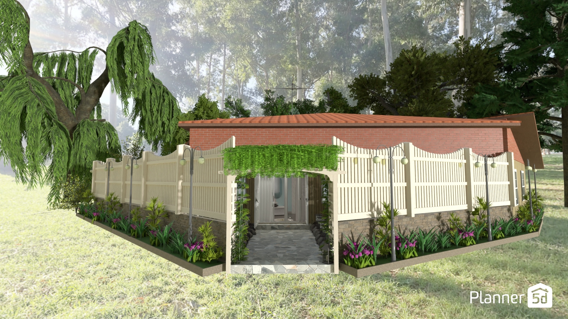 casa exterior #22032458 by Yolanda Infante Garrido