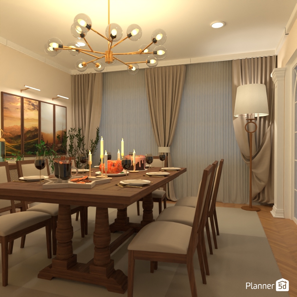 DB: Thanksgiving Day - room shell copy #23404891 by Editors Choice