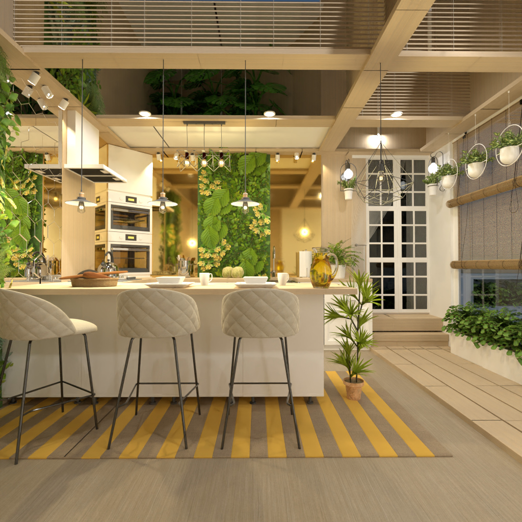 Sunny Kitchen #12539131 by Editors Choice