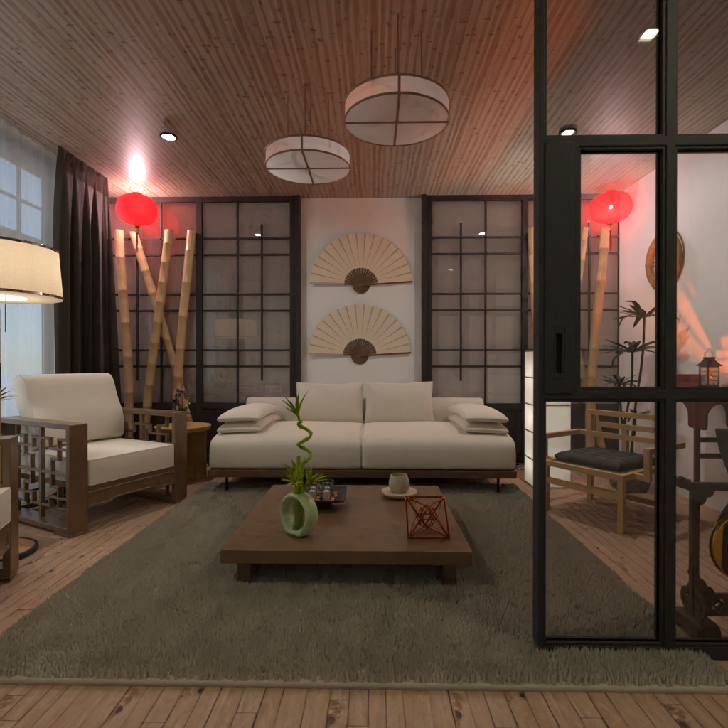 Japanese-style Living Room #15351359 by Editors Choice