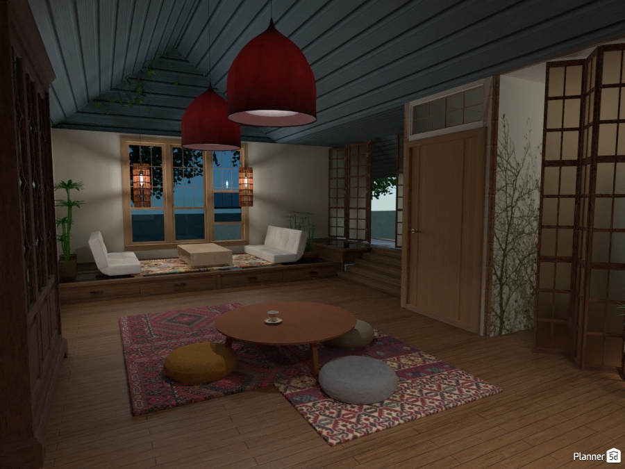 Asian-style living room 2329368 by ענבר רביץ image