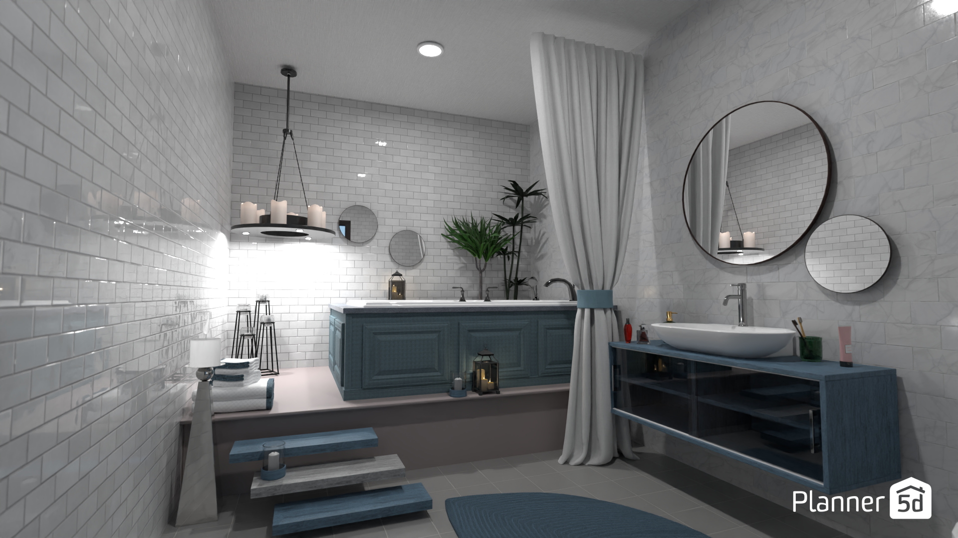Bath in a candle light : design battle contest #19263632 by Gabes