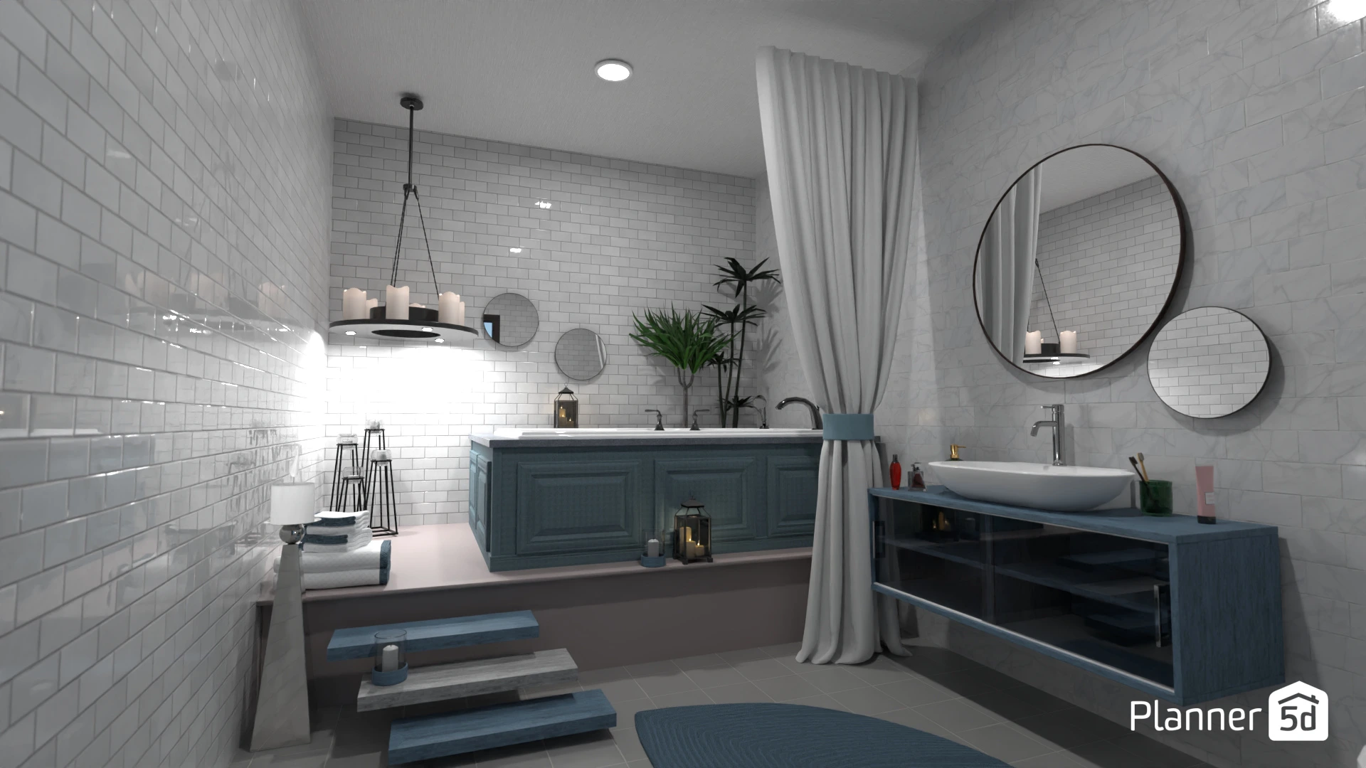 Bath in a candle light : design battle contest #146352 by Gabes