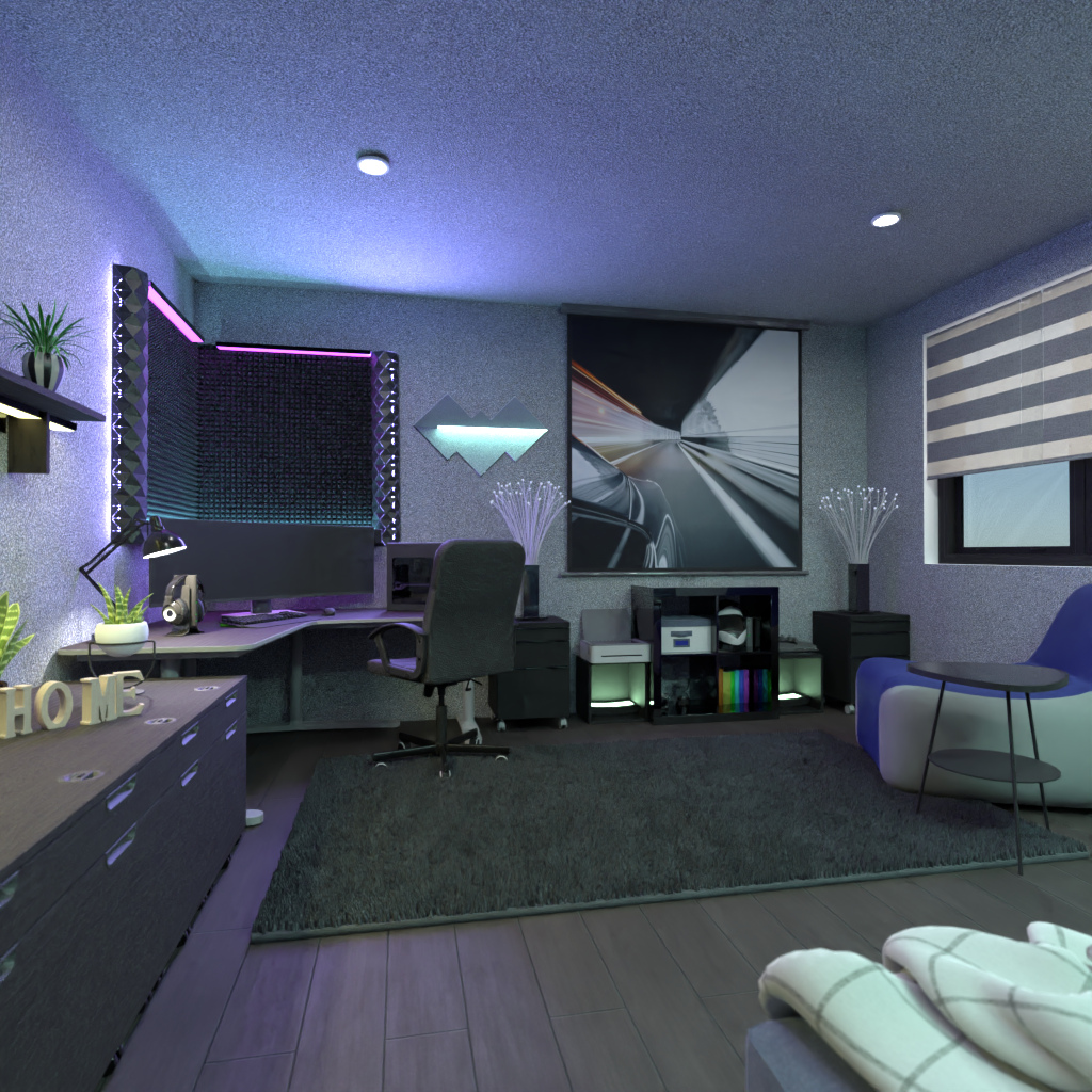 Gaming room - Free Online Design | 3D House Ideas - Editors Choice by ...
