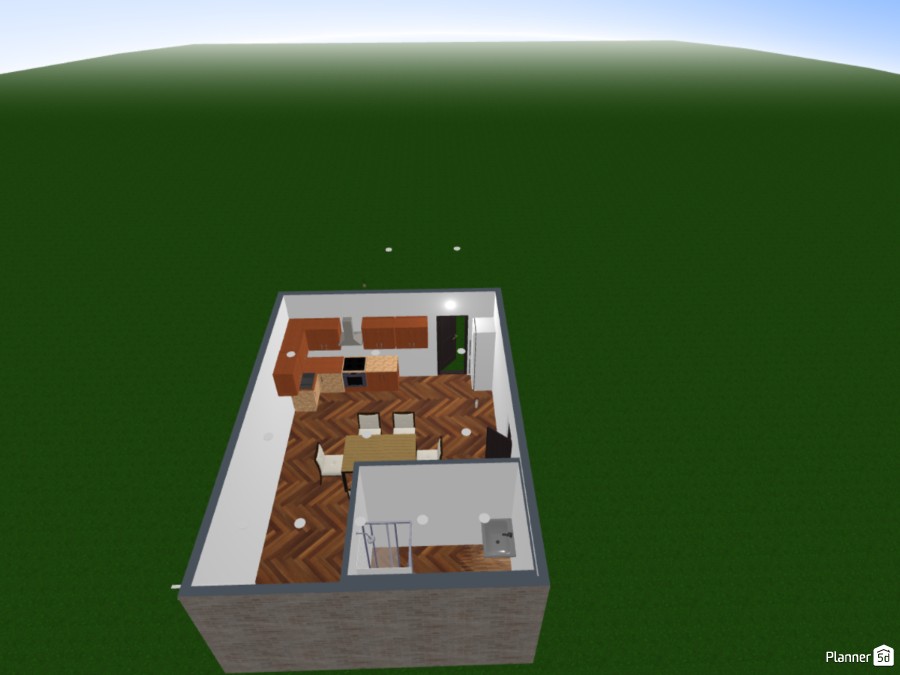 Kitchen and living #23457059 by User 159129851