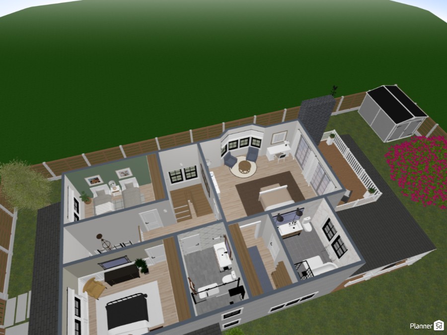 Two-story house #23532018 by User 159311270