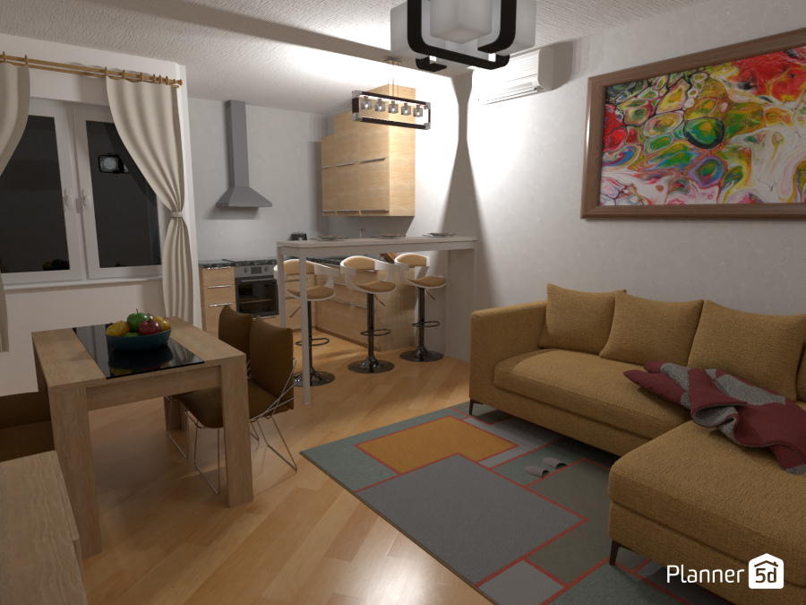 Sala e cucina #6186357 by Mascalzone