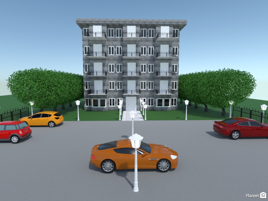 5 story apartment bldg #2199764 by Joy Suiter