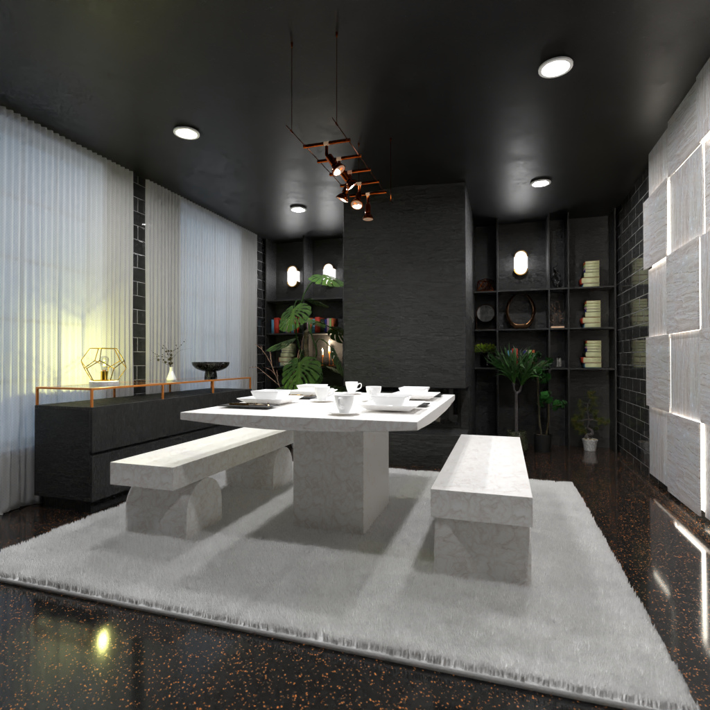 Industrial dining room #12606743 by Editors Choice