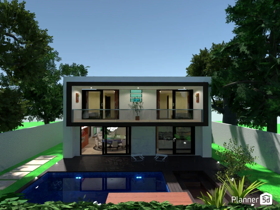 casa dos plantas con piscina #121015 by MariaCris