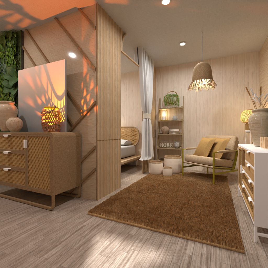 Wabi Sabi Bedroom #14582751 by Editors Choice