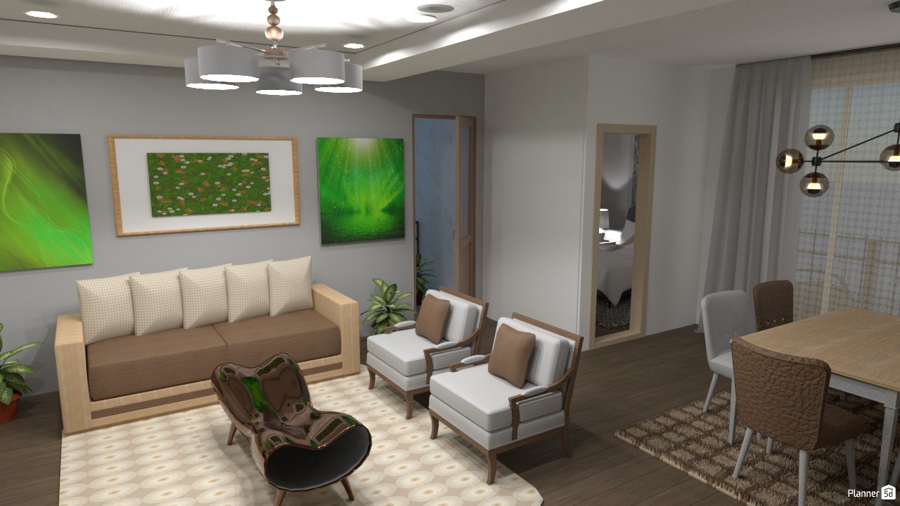 Living room + dining room #3157542 by peekay01