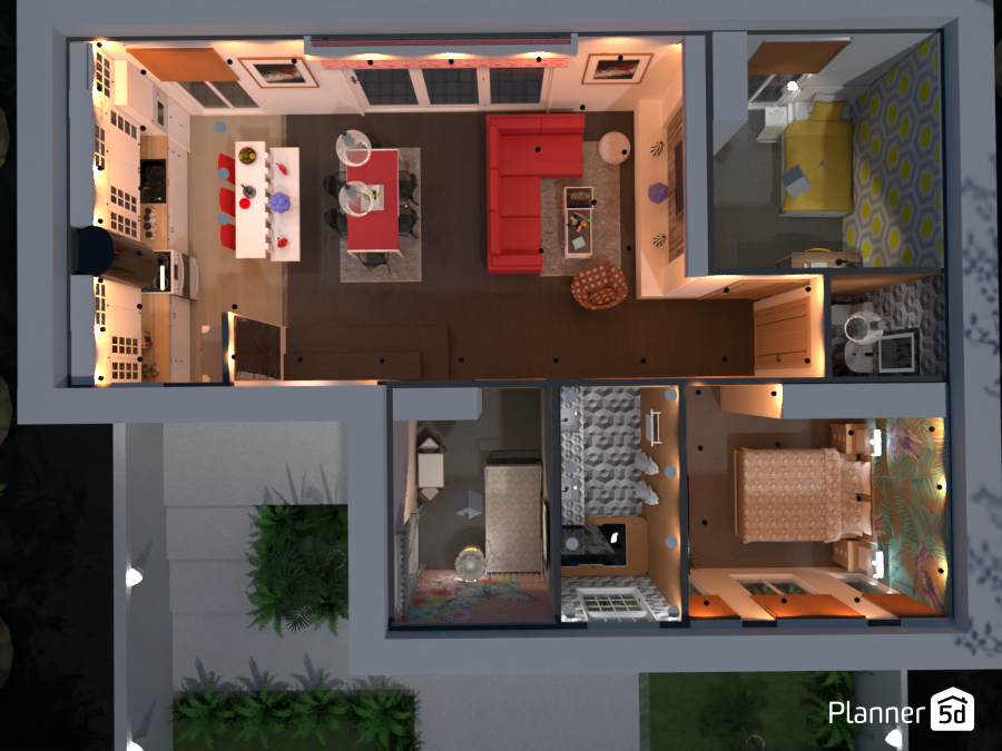 Plan 1/2 #7277158 by Maison Maeck