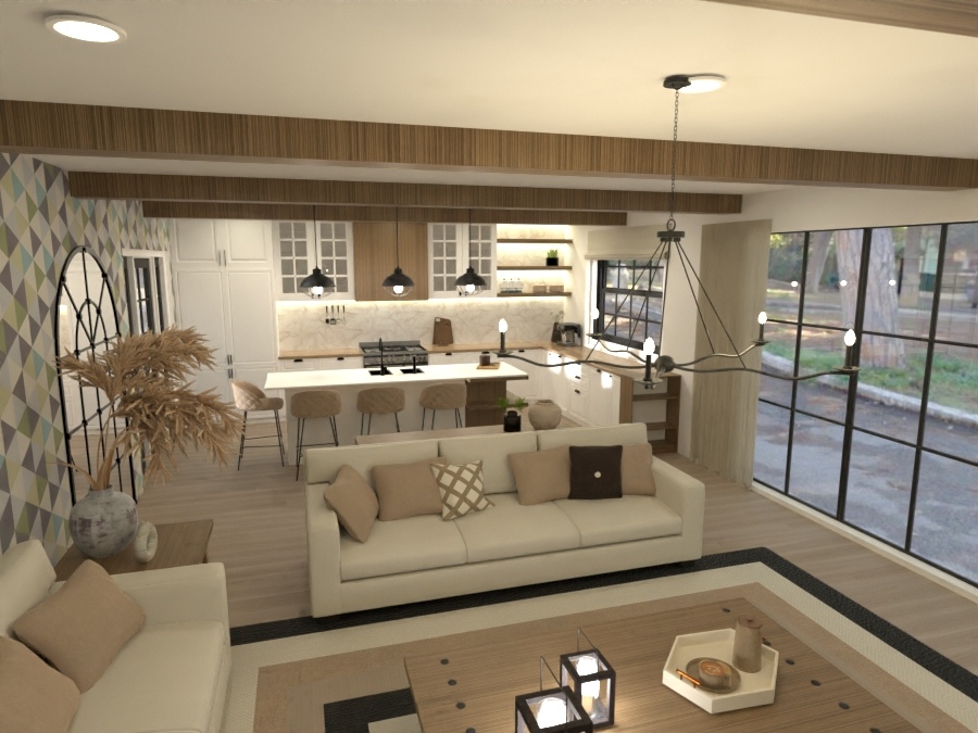 Kitchen and living #23436951 by User 159006627