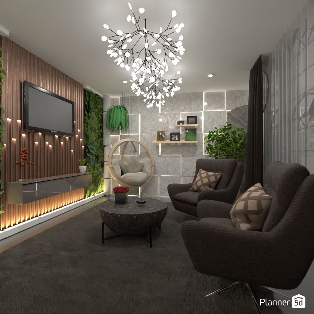 Living room without sofa #19365100 by Editors Choice