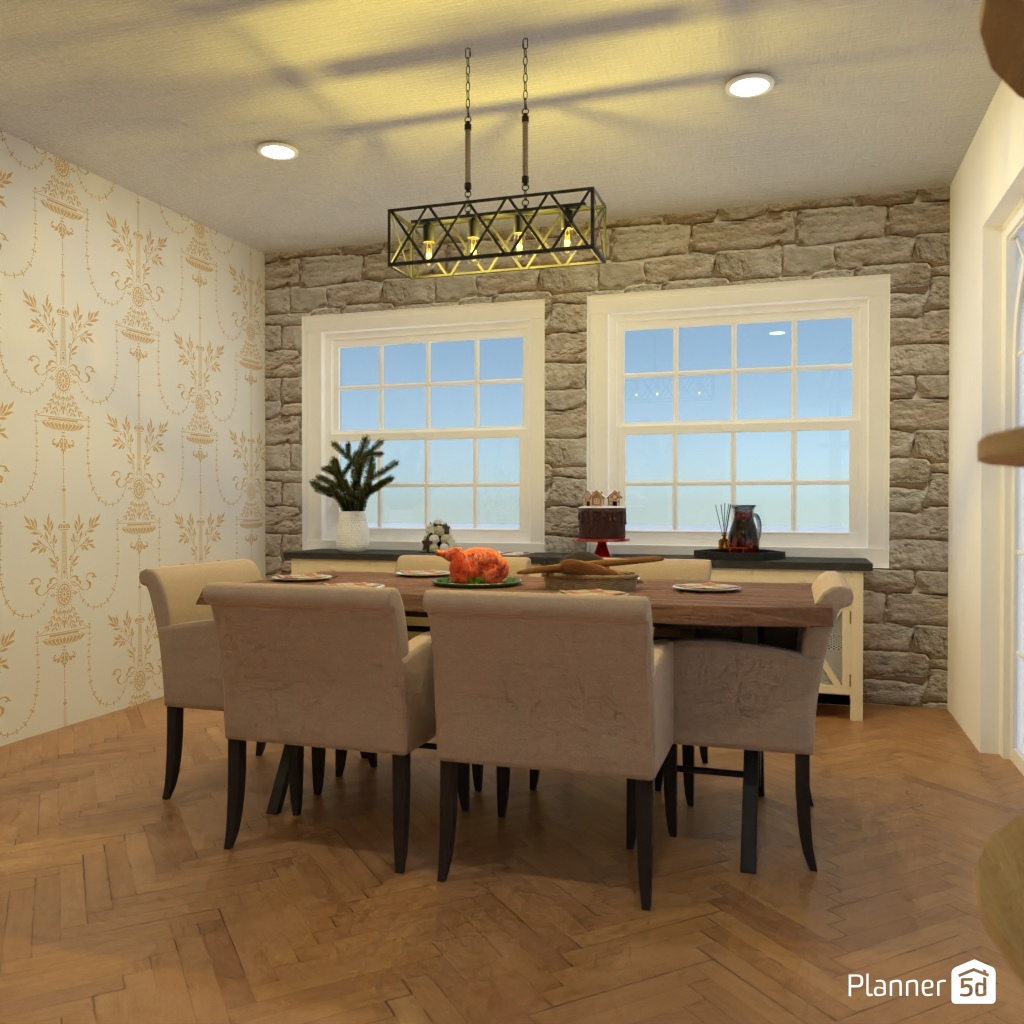 DB: Thanksgiving Day - room shell copy #23462467 by Editors Choice