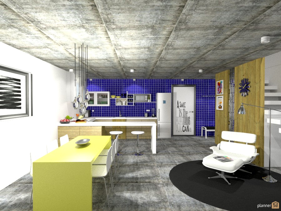 Modern industrial style loft 1176958 by Michelle Silva image