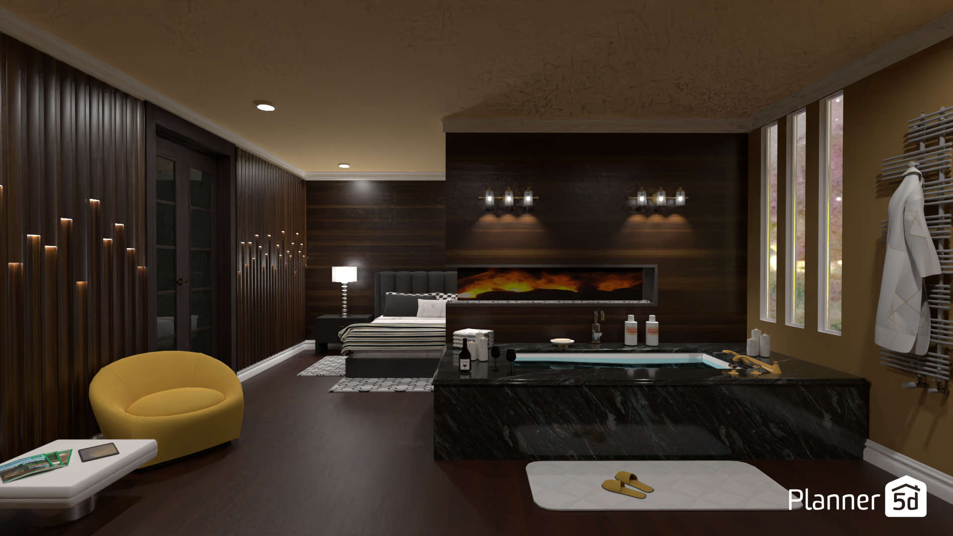 Alcoba con Jacuzzi #18342859 Por MariaCris