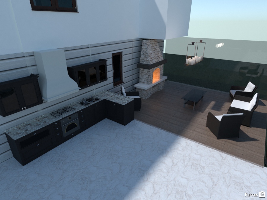 Outdoor Kitchen/Living Space #2412382 by M. Rocha