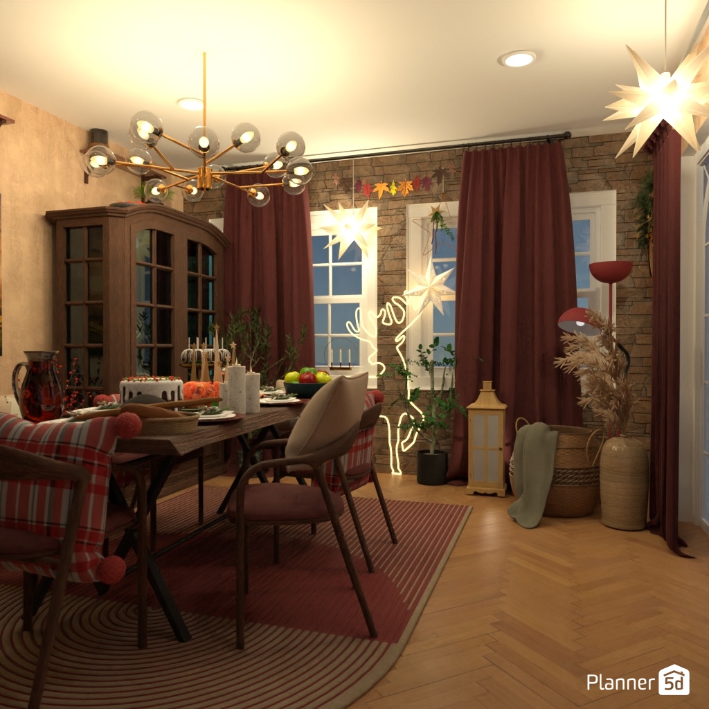 DB: Thanksgiving Day - room shell copy #23506814 by Editors Choice