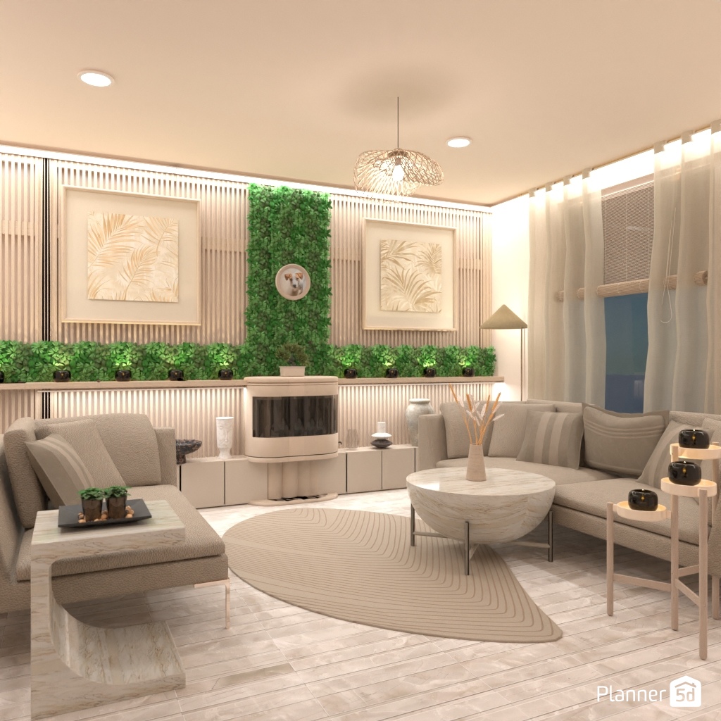 Japandi Living Room #25658744 by Editors Choice