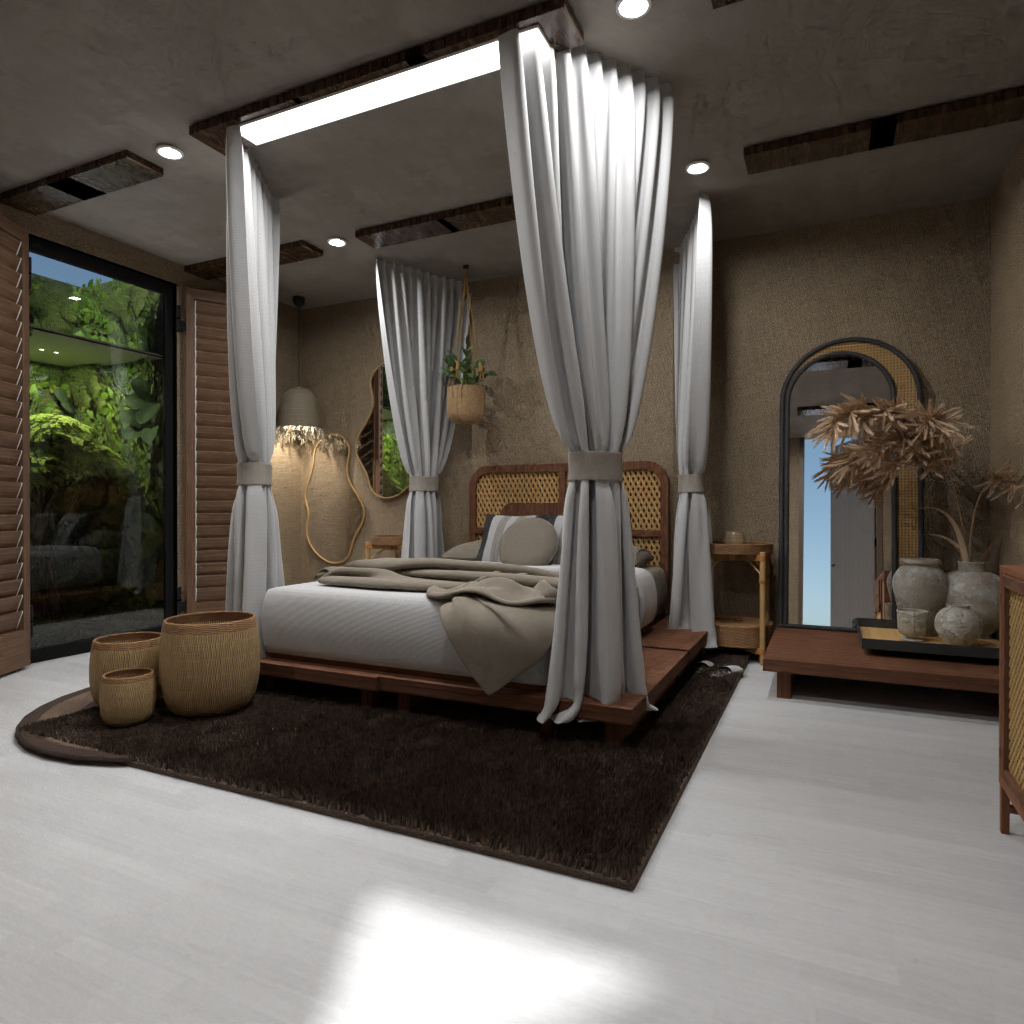 Wabi Sabi Bedroom #14572343 by Editors Choice
