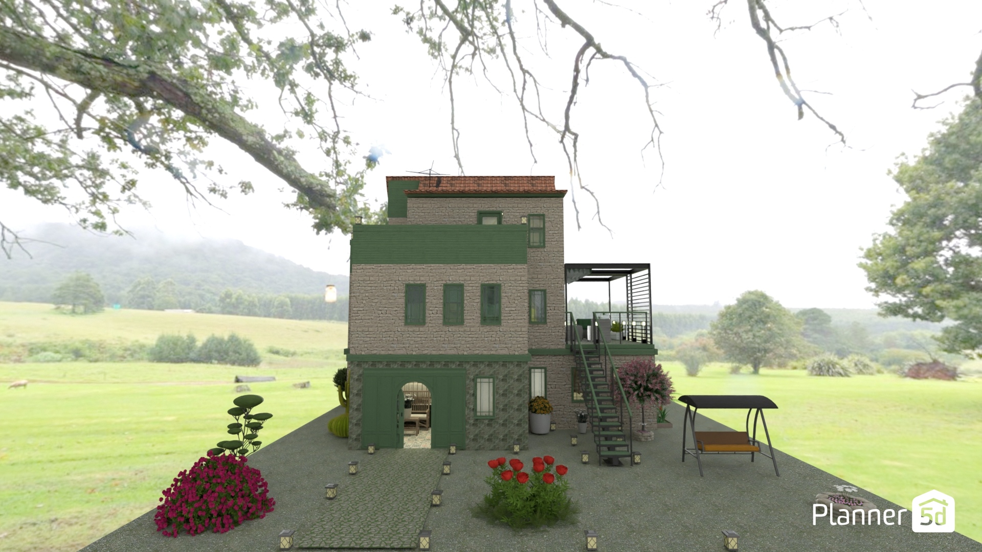 casa reformada de tres plantas #22675034 by Yolanda Infante Garrido