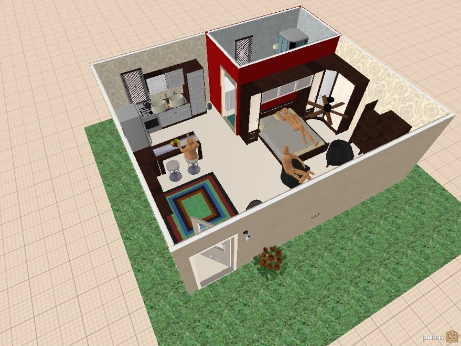 Kitnet #50046 by Júlia Freitas