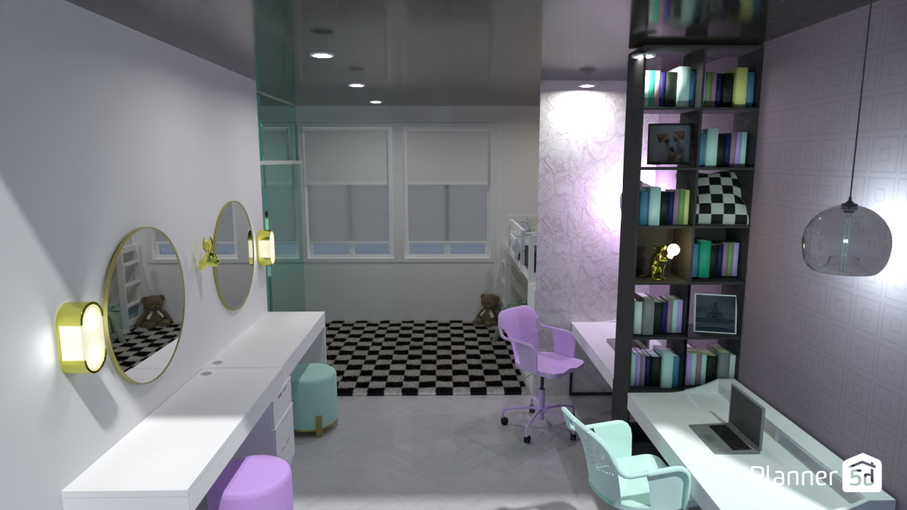 Bedhroom for Twins - Alice in Wonderland #18978345 by Lara Estela 🇧🇷