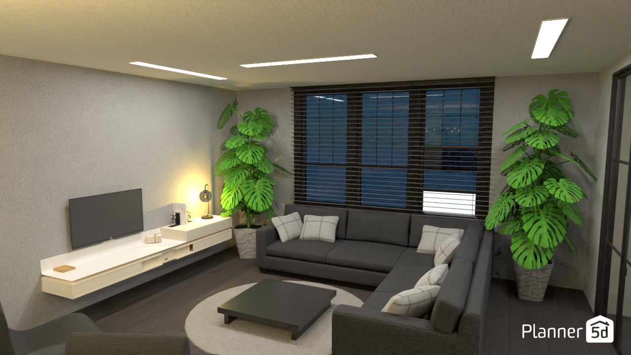 livingroom gray #15183035 by Line_H