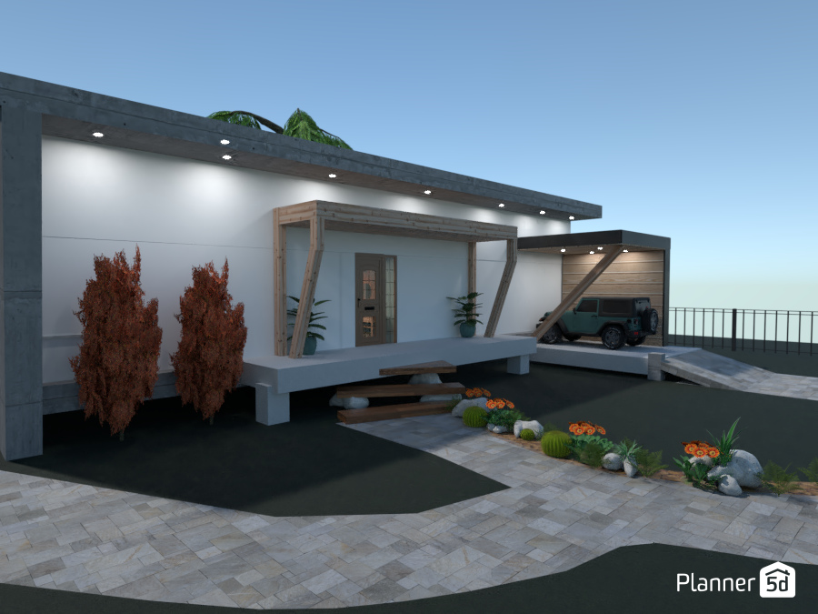Casa térrea em conceito aberto, e com  integração de ambiente externo e interno. 93793 by Luana image