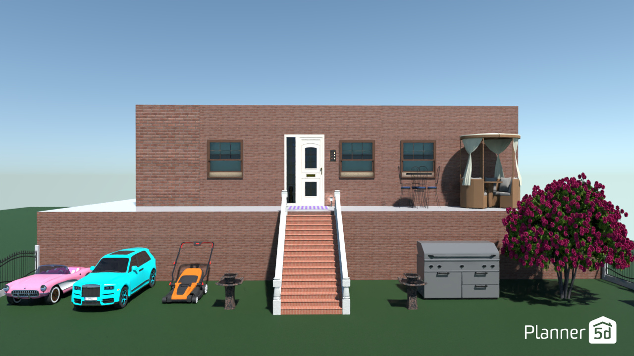 My Dream Home Front View #16550771 by Cinnamon Pilcher