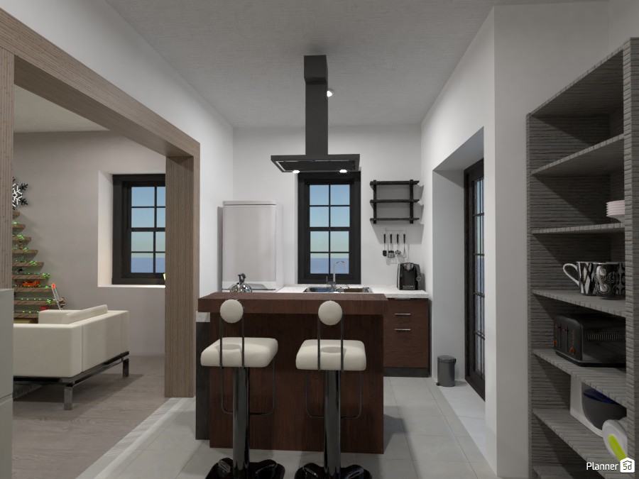 Modern flat with xmas decoration #3862787 by Gabes