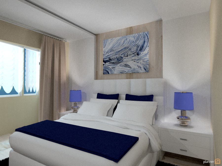 Спальня в квартире, совмещенная с балконом #1157620 by Ольга Строева