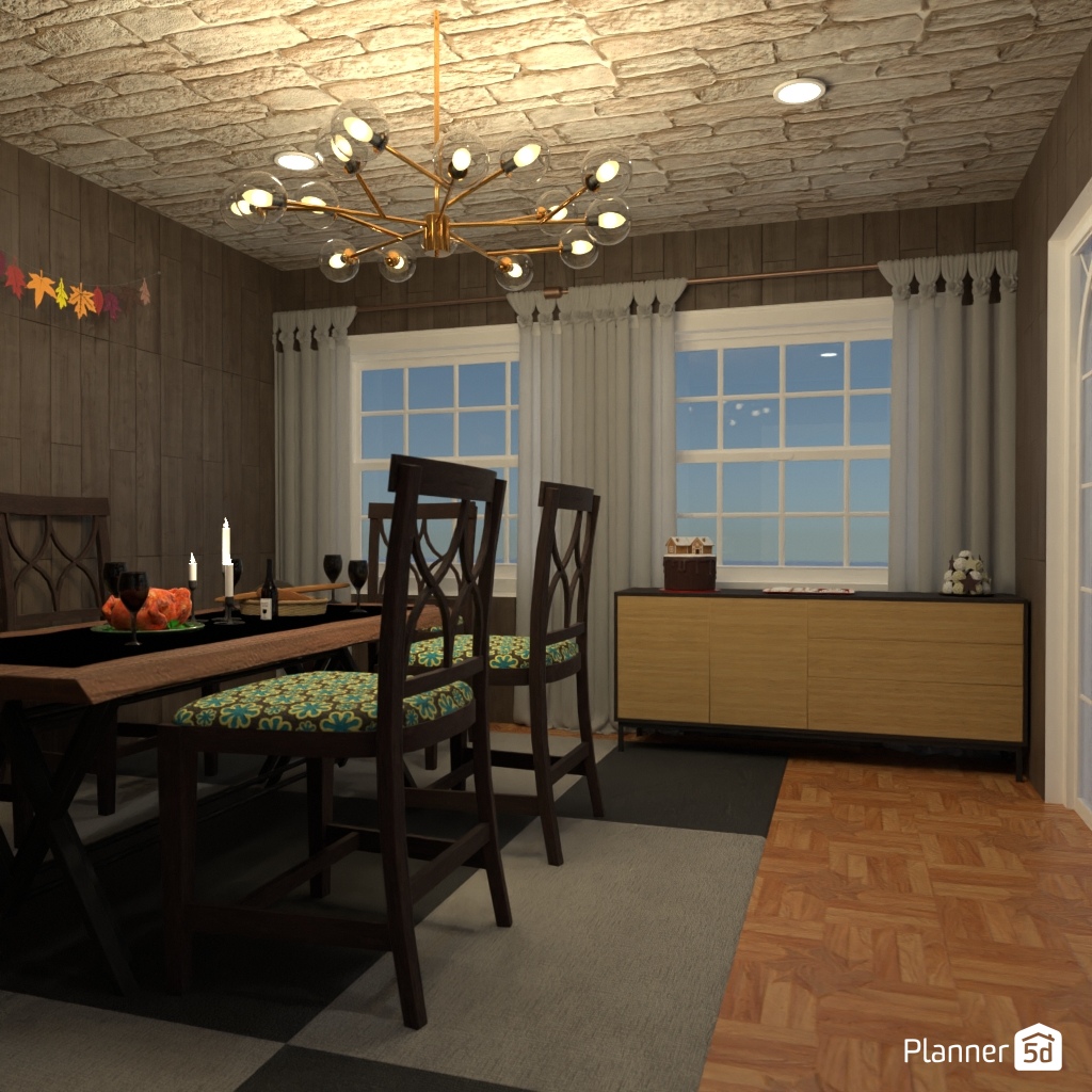 DB: Thanksgiving Day - room shell copy #23451431 by Editors Choice