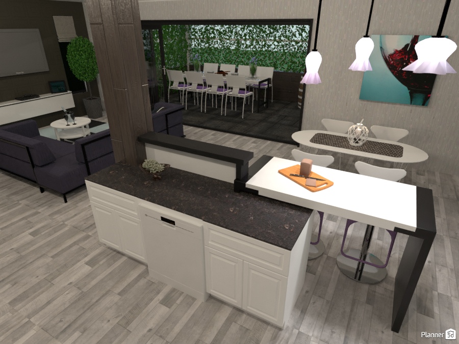 Kitchen, living, dining, entertaining indoor or out #2118820 by Wilson