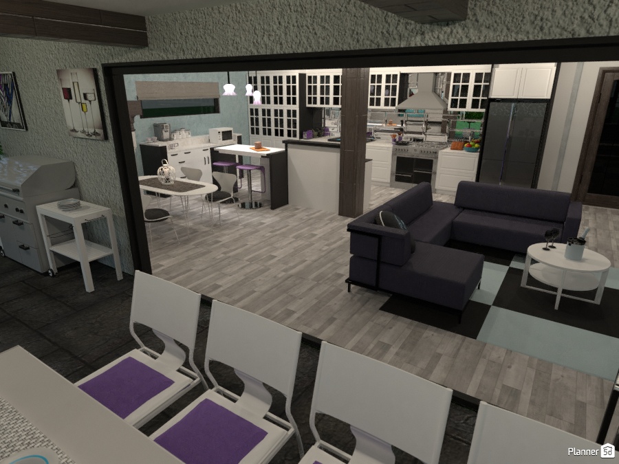 Kitchen, living, dining, entertaining indoor or out #2118840 by Wilson