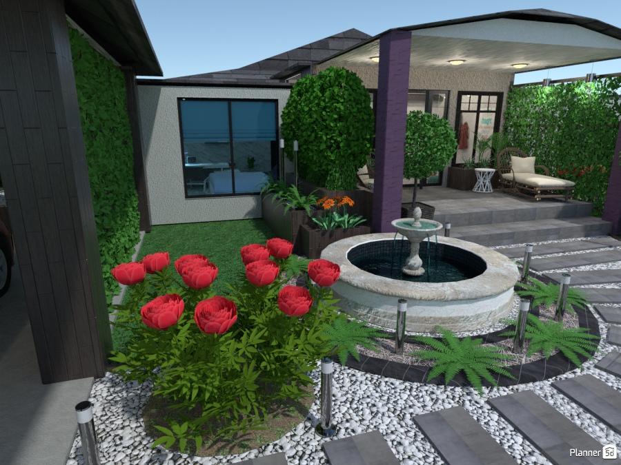 Front entry and landscape #2145191 by Wilson