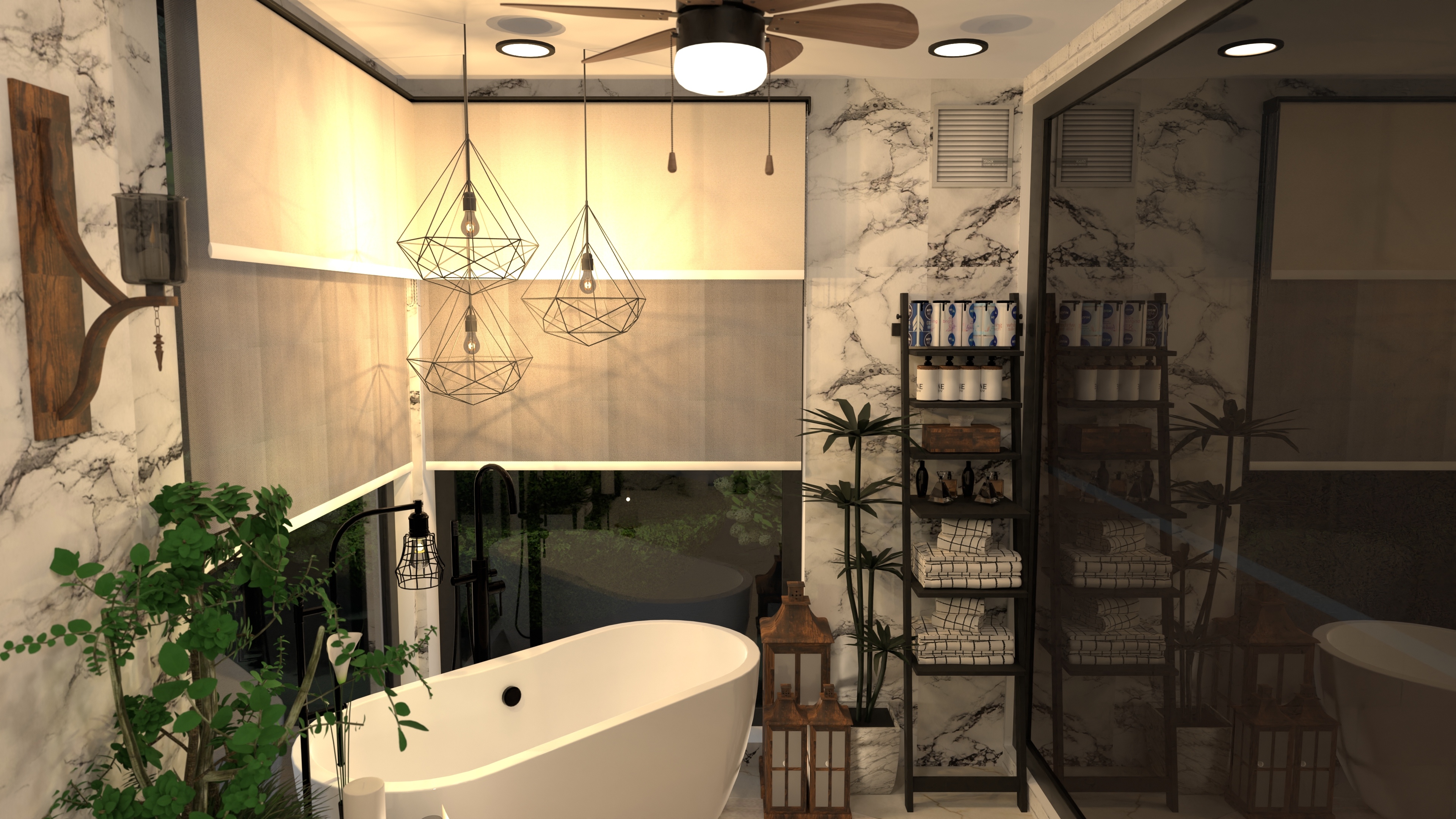 Modern Natural Bathroom #23537346 by ZACKY DESIGNER