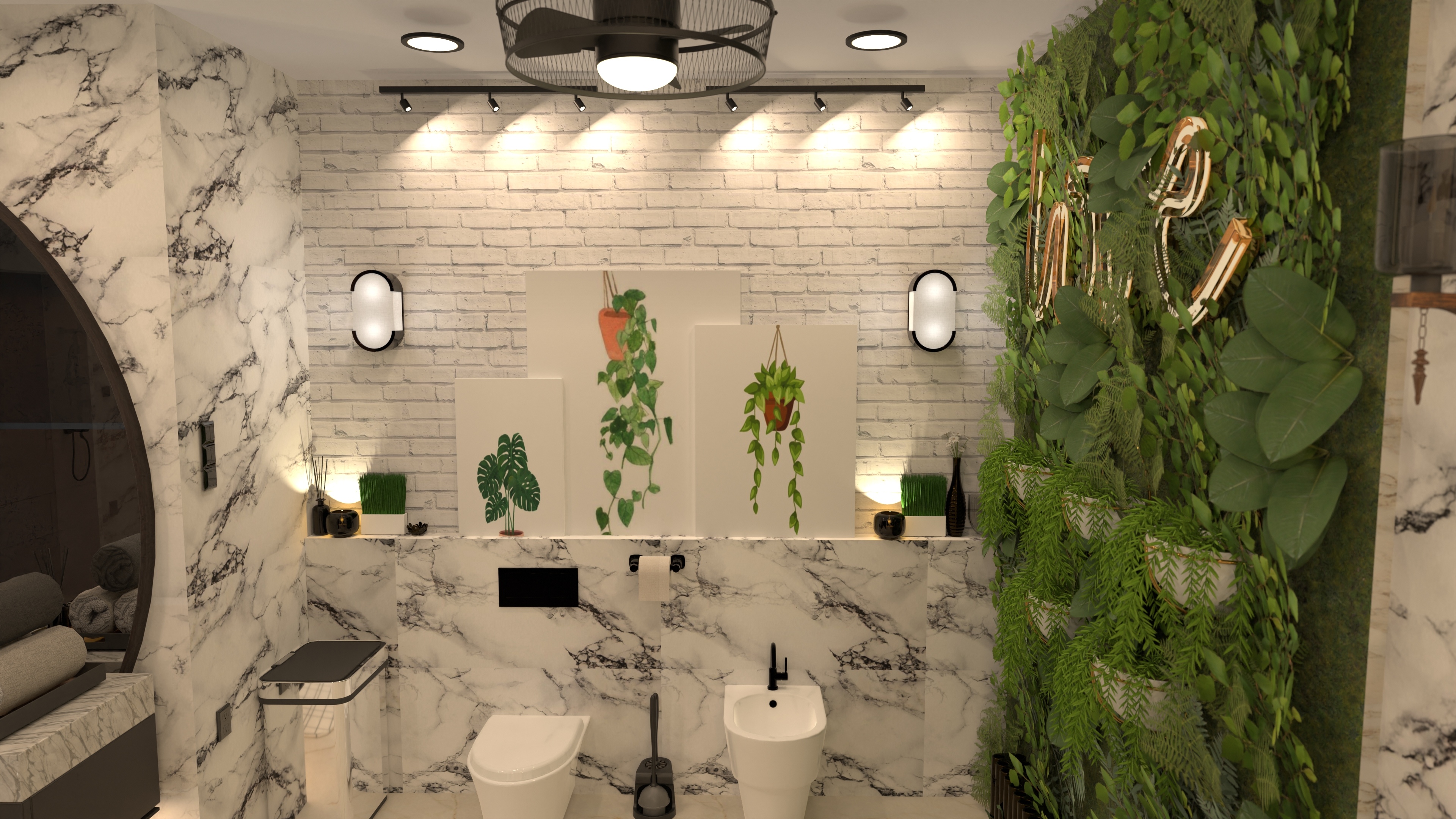 Modern Natural Bathroom #23537354 by ZACKY DESIGNER