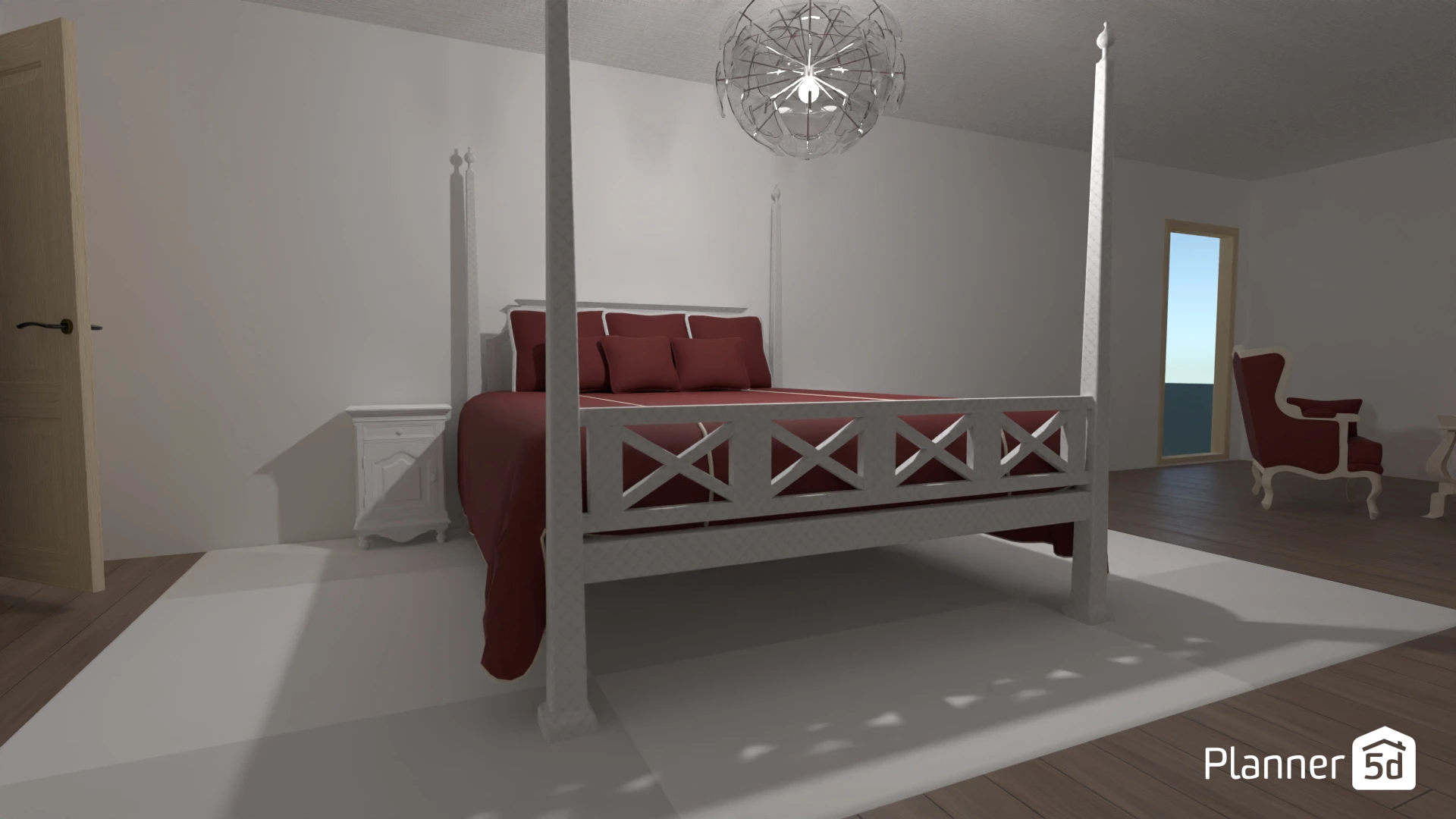 RED HOTEL ROOM #136991 by The Designer