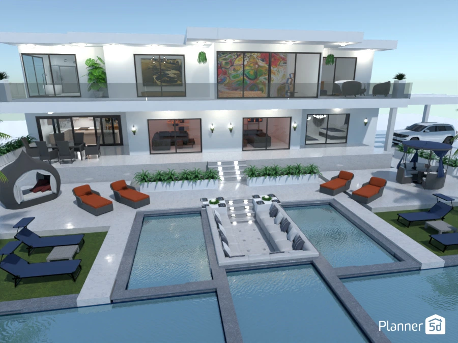 villa de luxe #106117 by mersomiju