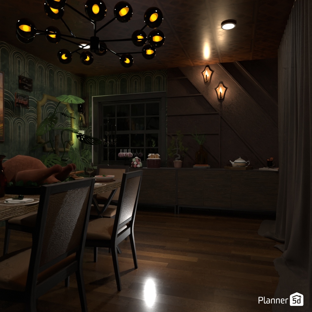 DB: Thanksgiving Day - room shell copy #23405899 by Editors Choice