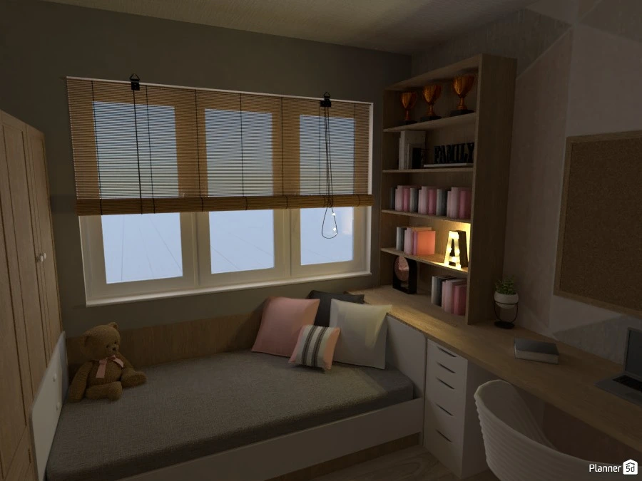 Habitación juvenil - Proyecto. #84478 Por Laura