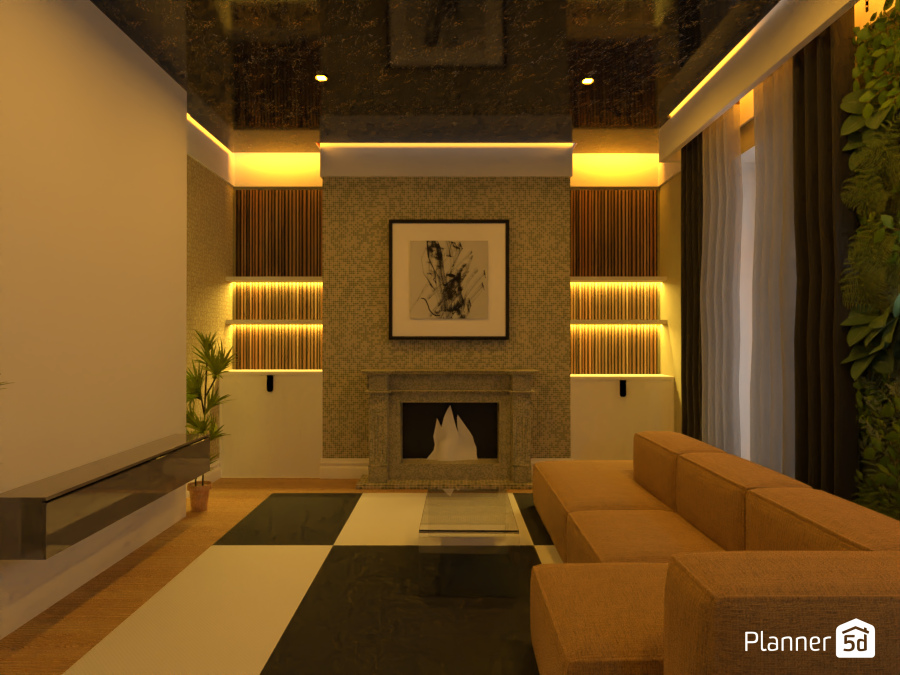 living room #13200783 by Maringa